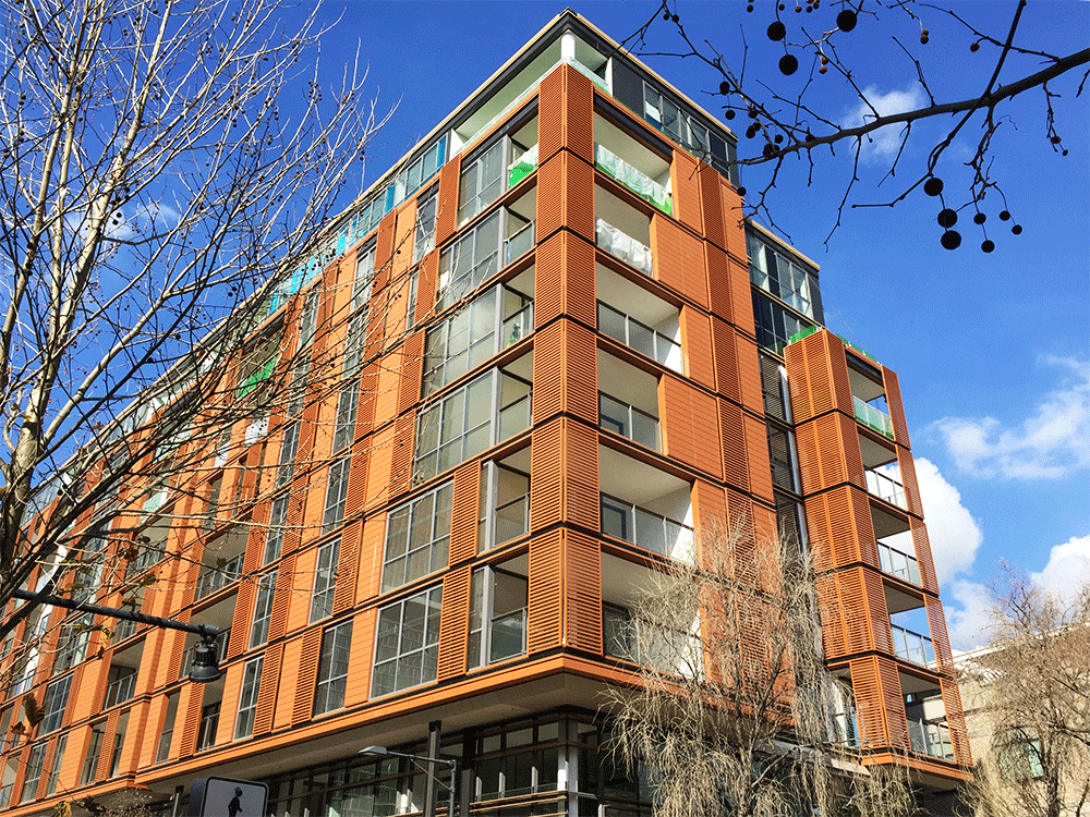 Central Park Block 11, Chippendale, NSW, Facade.